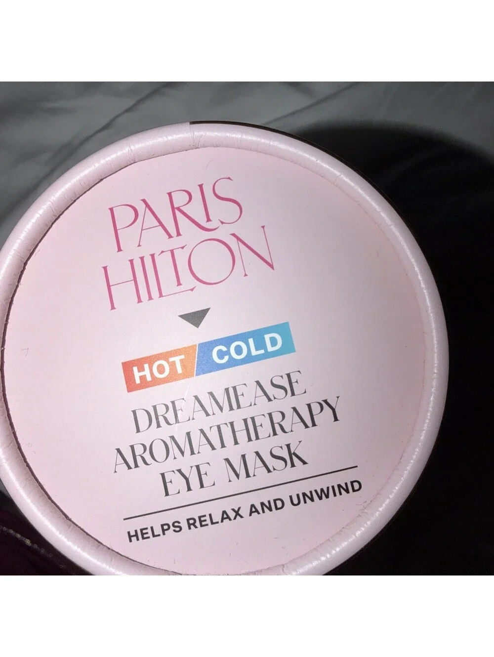 Paris Hilton Hot & Cold aromatherapy Heated Eye Mask (lavender)